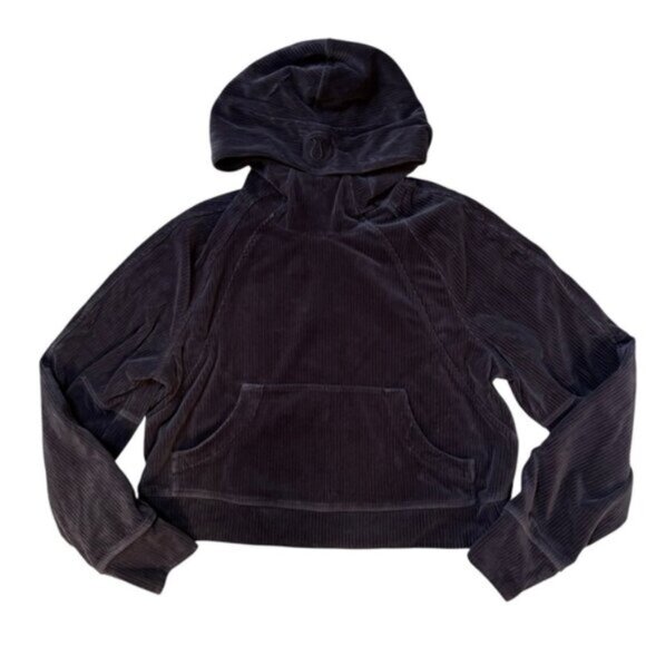 Lululemon Scuba Oversized Hoodie Velvet Cord Espresso Brown Size XS / S - Picture 1 of 4